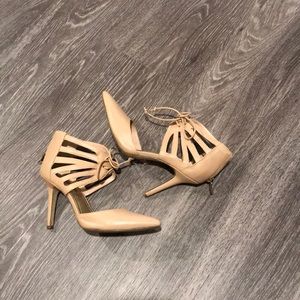 BCBG Nude heels